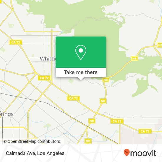 Calmada Ave map