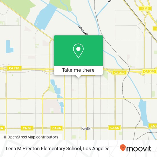 Lena M Preston Elementary School map