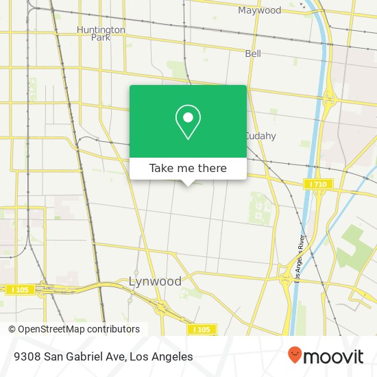 Mapa de 9308 San Gabriel Ave