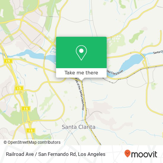 Mapa de Railroad Ave / San Fernando Rd