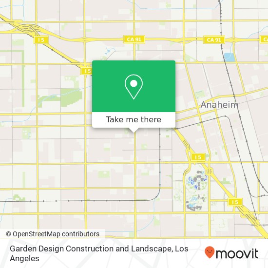 Mapa de Garden Design Construction and Landscape