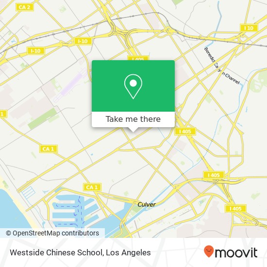 Westside Chinese School map