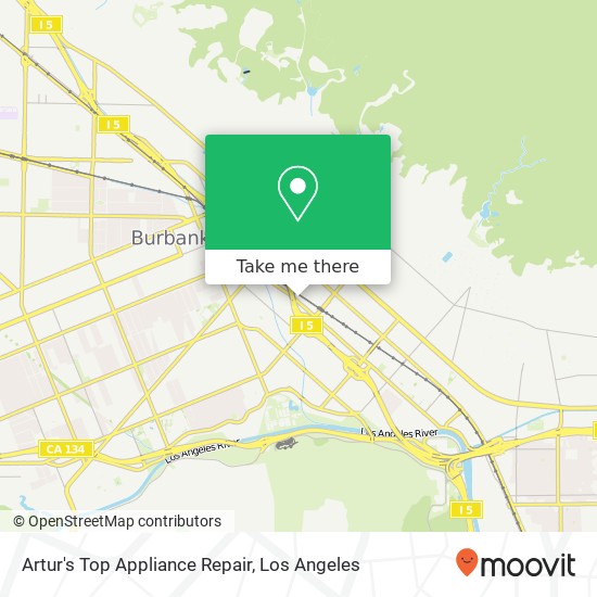 Mapa de Artur's Top Appliance Repair