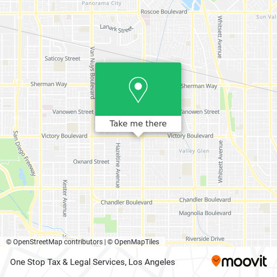 One Stop Tax & Legal Services map