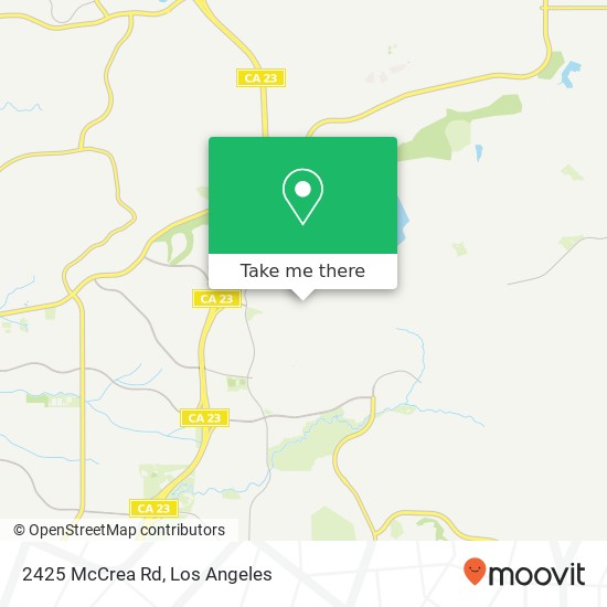 Mapa de 2425 McCrea Rd