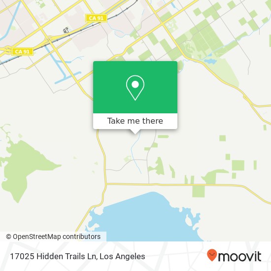 Mapa de 17025 Hidden Trails Ln