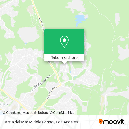 Vista del Mar Middle School map