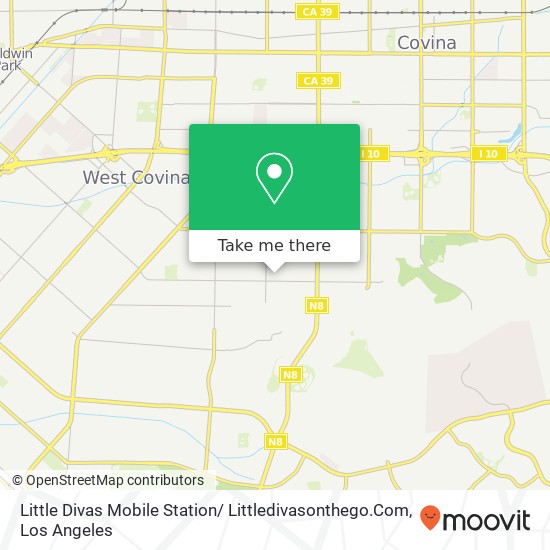 Little Divas Mobile Station/ Littledivasonthego.Com map