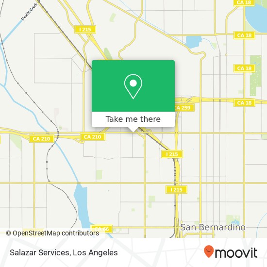 Salazar Services map