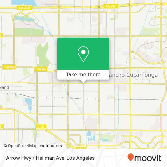 Arrow Hwy / Hellman Ave map