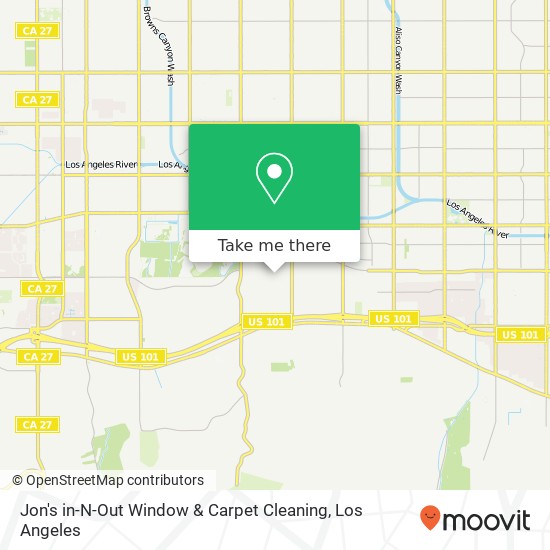 Jon's in-N-Out Window & Carpet Cleaning map