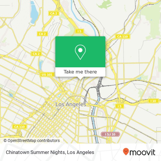 Mapa de Chinatown Summer Nights