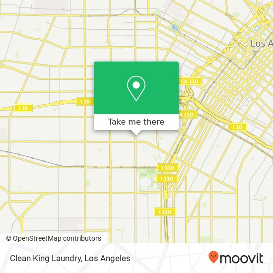 Clean King Laundry map