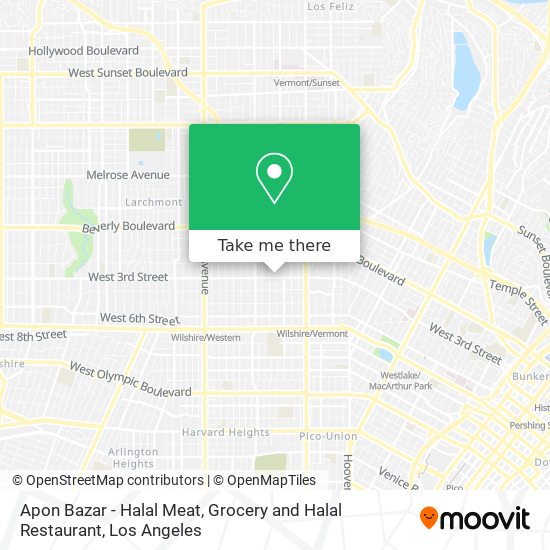 Mapa de Apon Bazar - Halal Meat, Grocery and Halal Restaurant