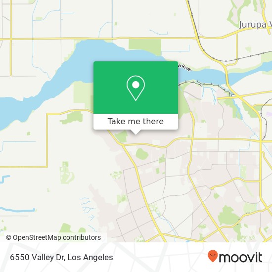 Mapa de 6550 Valley Dr