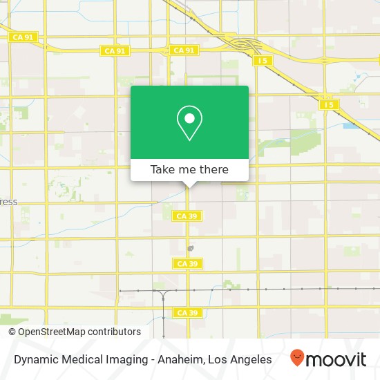 Dynamic Medical Imaging - Anaheim map