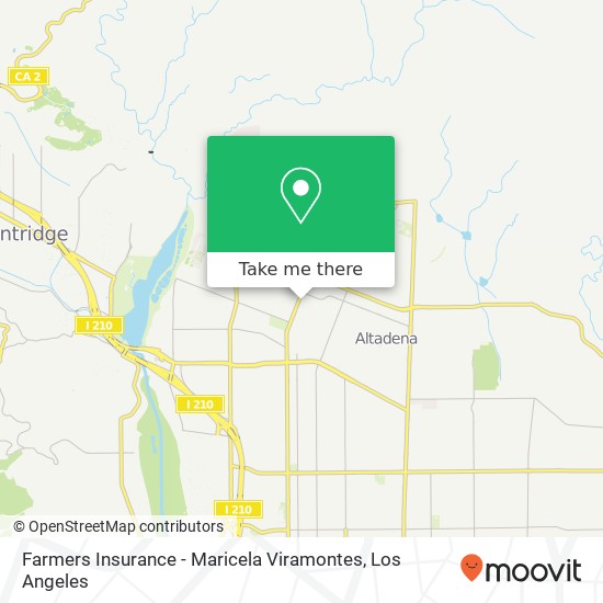 Farmers Insurance - Maricela Viramontes map