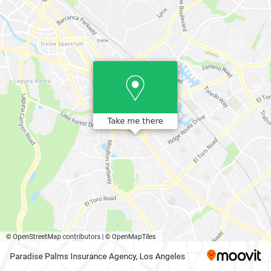 Paradise Palms Insurance Agency map