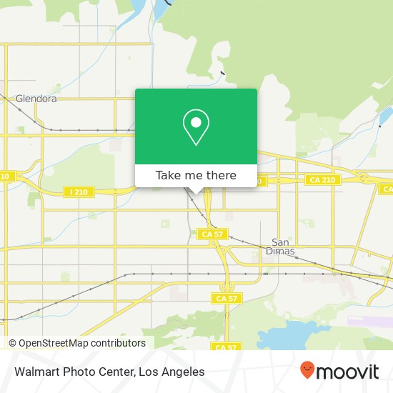 Walmart Photo Center map