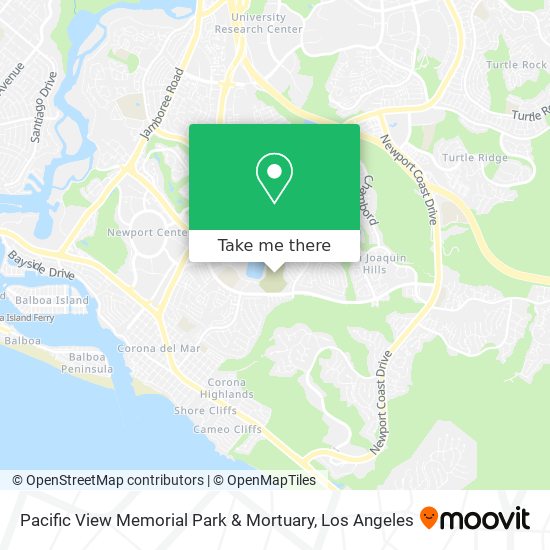 Pacific View Memorial Park & Mortuary map