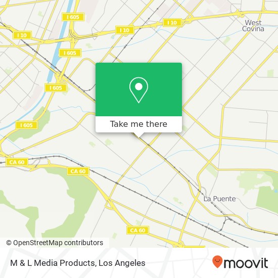 M & L Media Products map