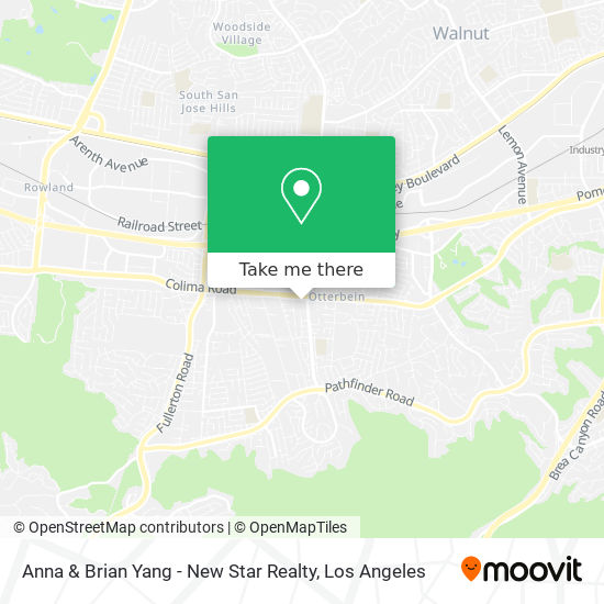 Anna & Brian Yang - New Star Realty map