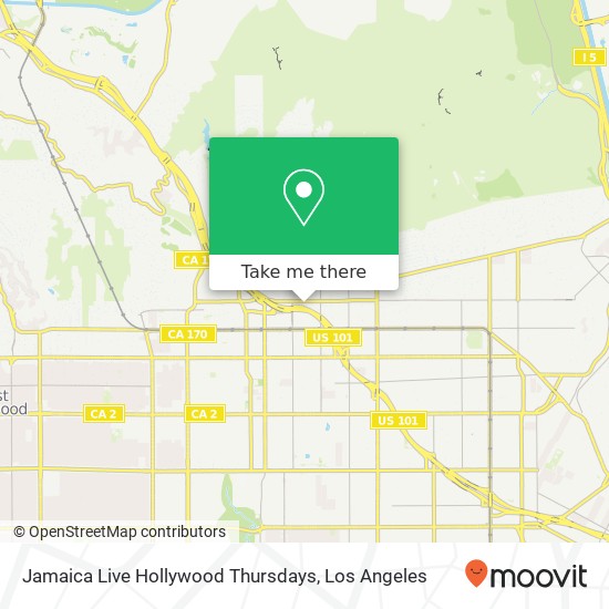 Jamaica Live Hollywood Thursdays map