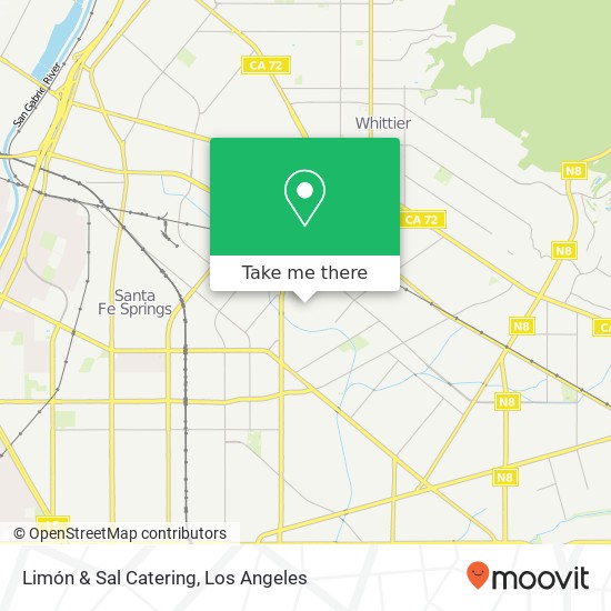 Limón & Sal Catering map