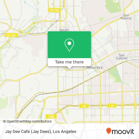 Mapa de Jay Dee Cafe (Jay Dees)