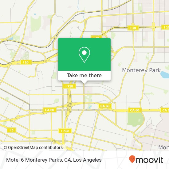 Motel 6 Monterey Parks, CA map