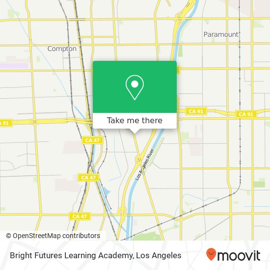 Mapa de Bright Futures Learning Academy