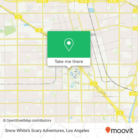 Snow White's Scary Adventures map