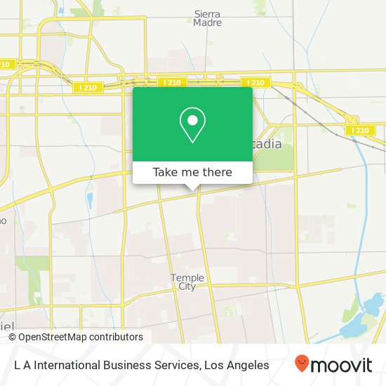 L A International Business Services map