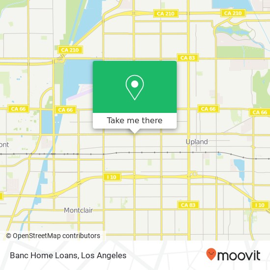 Banc Home Loans map