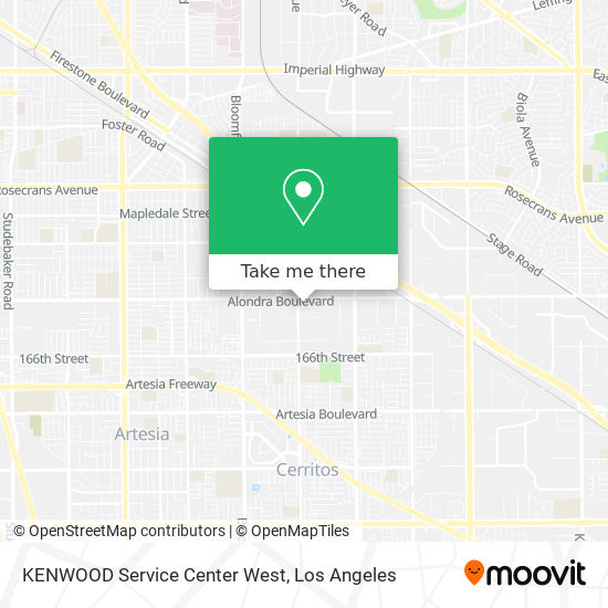 KENWOOD Service Center West map