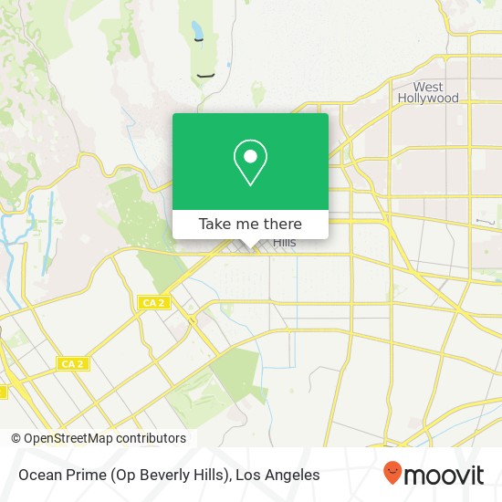 Ocean Prime (Op Beverly Hills) map