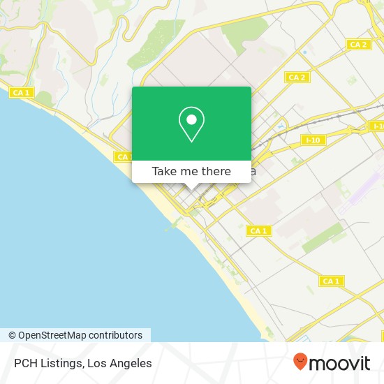 PCH Listings map