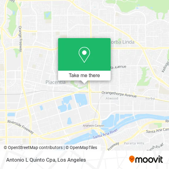 Antonio L Quinto Cpa map