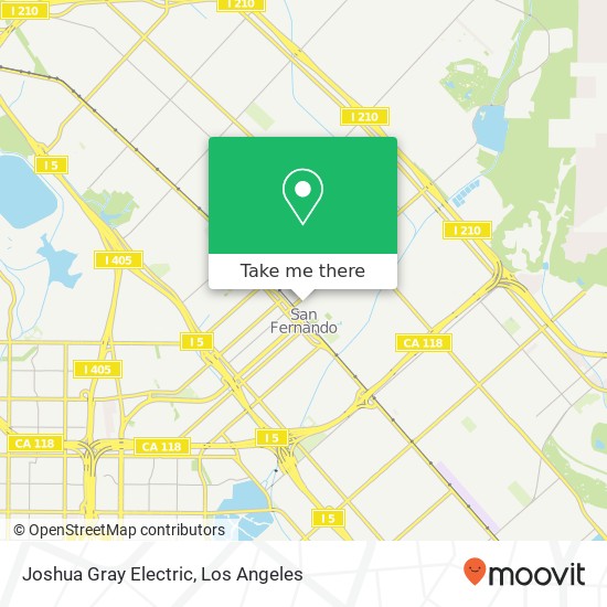 Mapa de Joshua Gray Electric