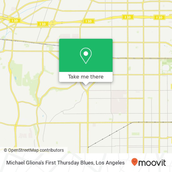 Michael Gliona's First Thursday Blues map