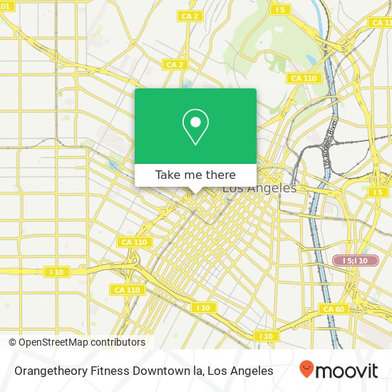 Orangetheory Fitness Downtown la map