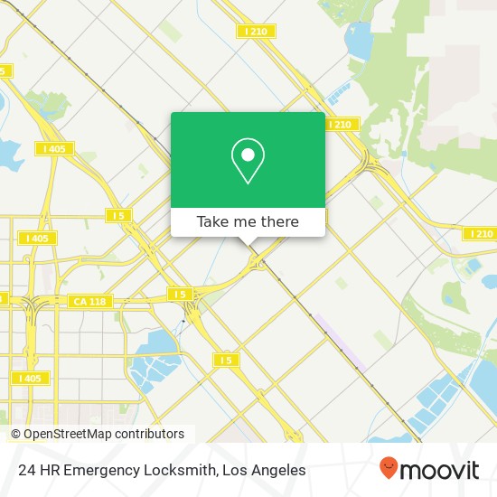 24 HR Emergency Locksmith map