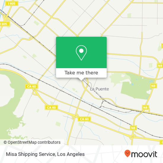 Misa Shipping Service map