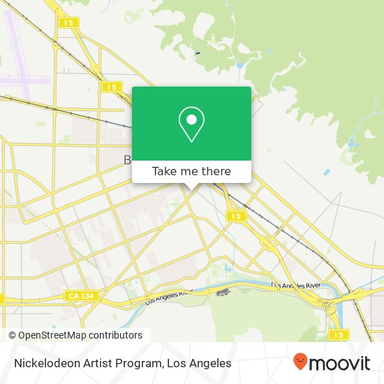 Nickelodeon Artist Program map