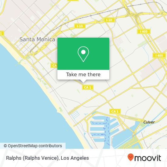 Ralphs (Ralphs Venice) map