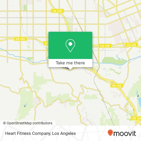 Mapa de Heart Fitness Company