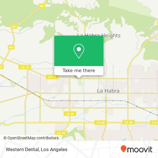 Mapa de Western Dental