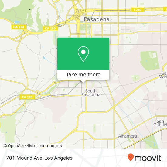701 Mound Ave map