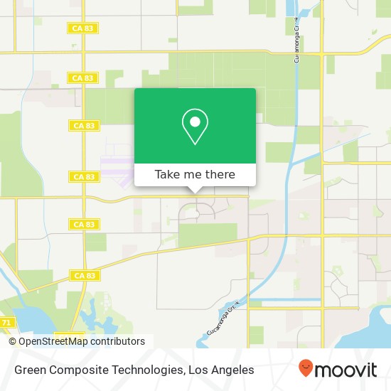 Green Composite Technologies map