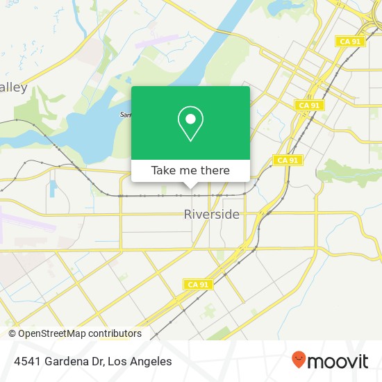 4541 Gardena Dr map